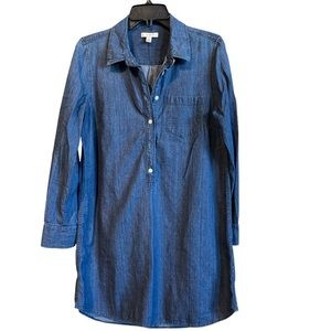 J Crew Chambray Dress size 12 excellent pre-loved condition